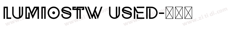 LumiosTW Used字体转换